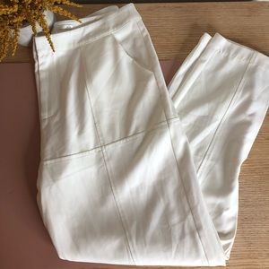 Joa white slack with lining size large